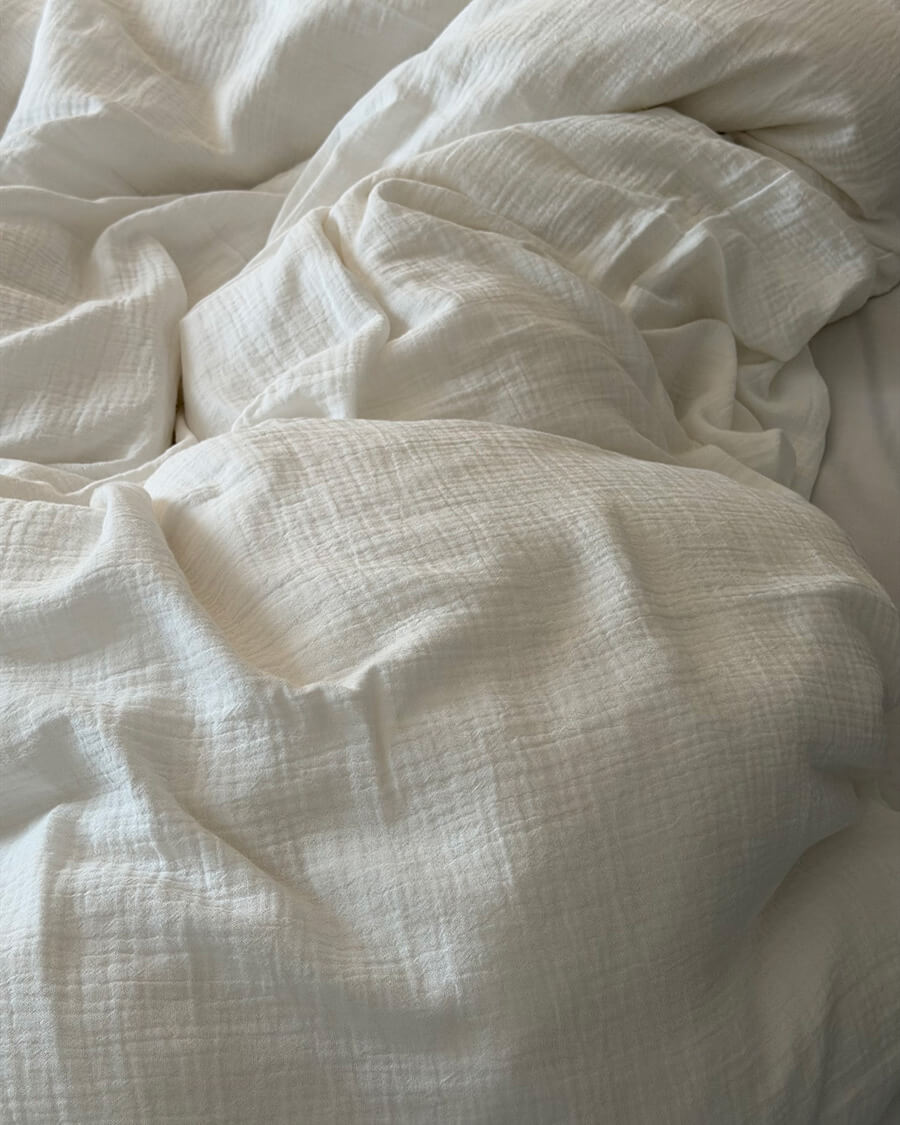 Cotton Muslin Duvet Cover Set