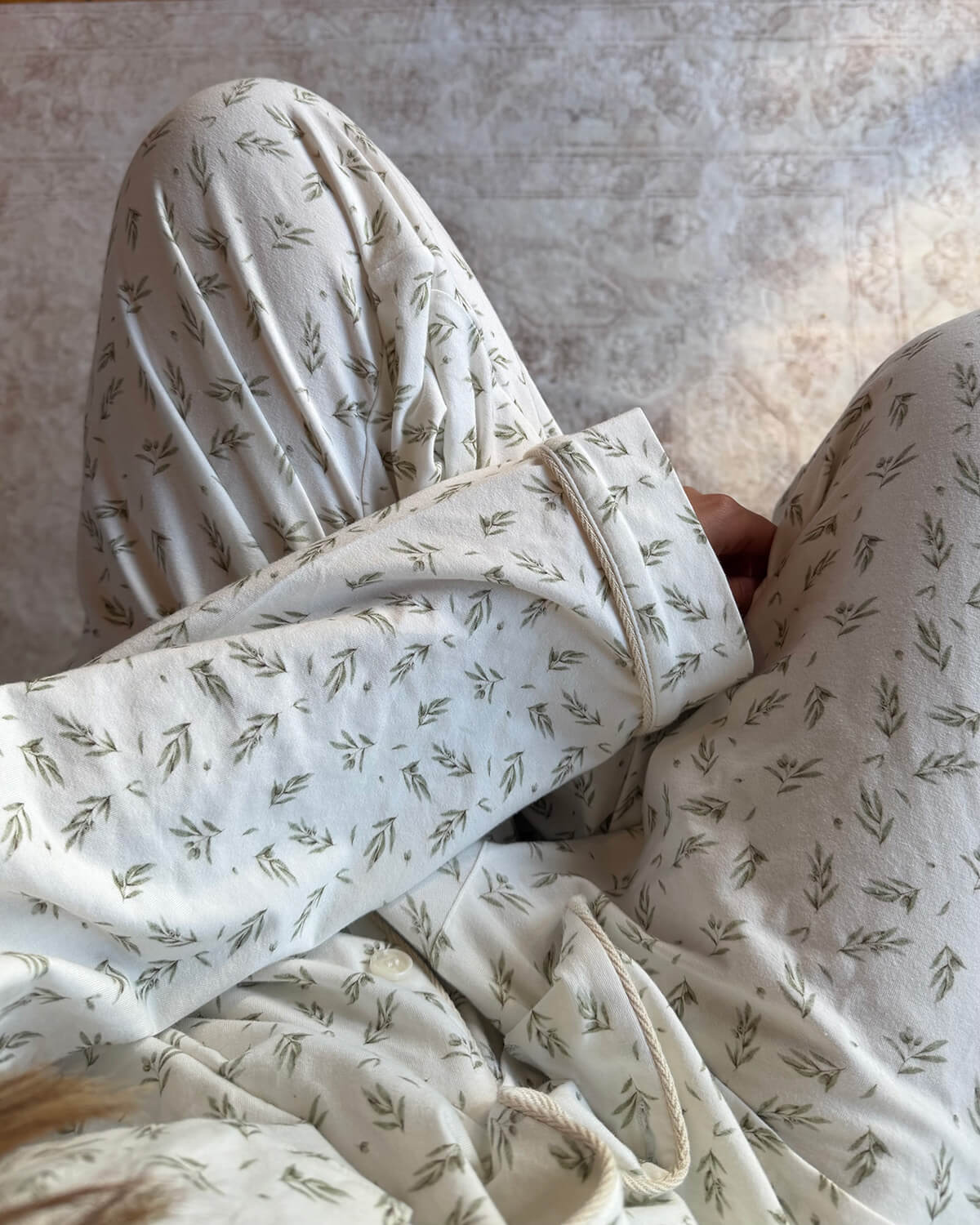 Olive Full Length Pj Set